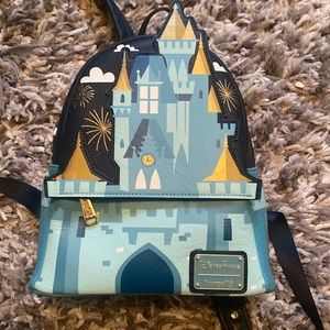 Disney Castle Loungefly mini backpack